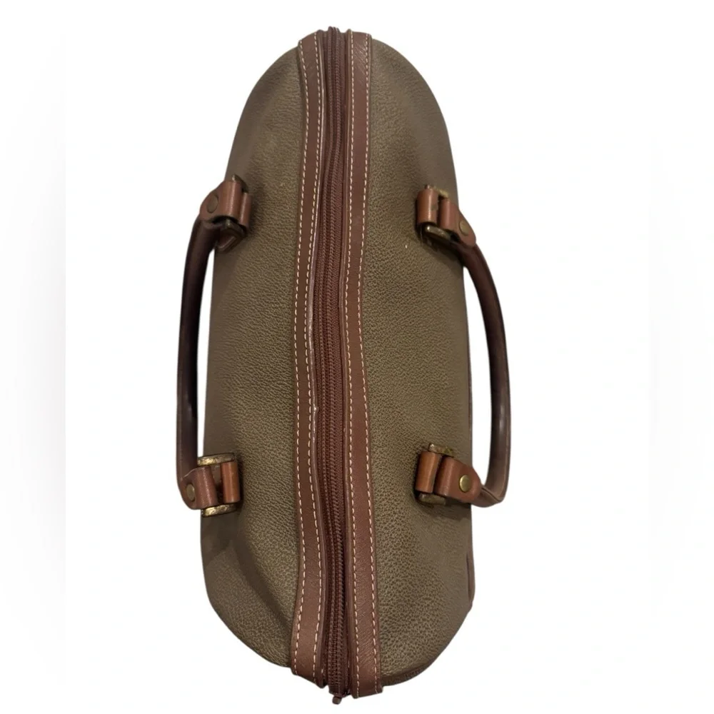 Esprit Tan and Brown Canvas Bag